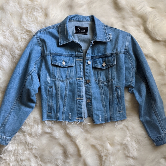 Nwot Detre Every Day Denim Jacket 